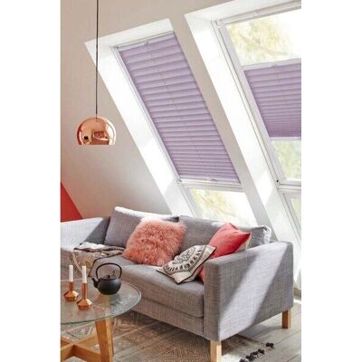 SUNLINES Crepe Dachfensterplissee - 60cm x 38cm - Lichtschutz SUNLINES Crepe Dachfensterplissee - 60cm x 38cm - Lichtschutz