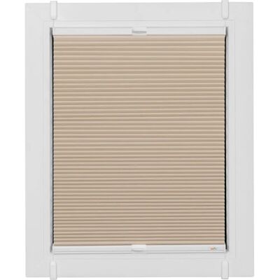SUNLINES Wabenplissee - 130cm Beige, zweiseitig verschiebbar, 45cm - Honeycomb Blinds SUNLINES Wabenplissee - 130cm Beige, zweiseitig verschiebbar, 45cm - Honeycomb Blinds