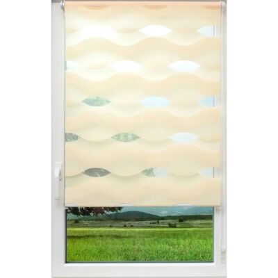 Sunlines Klemmfix Creme Dubbele Rolgordijn - roller blind Sunlines Klemmfix Creme Dubbele Rolgordijn - roller blind