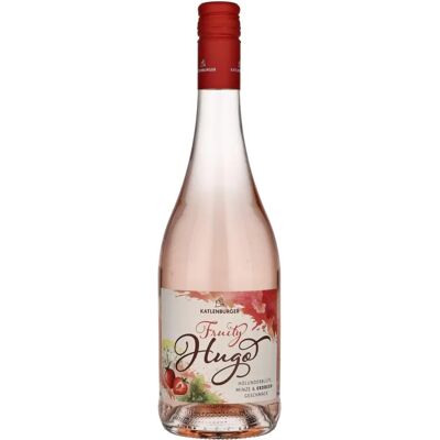 Katlenburger Fruity Hugo Fraise - Vin de fruits à faible alcool - Publicité Katlenburger Fruity Hugo Fraise - Vin de fruits à faible alcool - Publicité