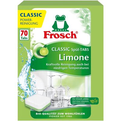 Frosch Limoen EKO Afwasmiddel Tabletten - 70 stuks Frosch Limoen EKO Afwasmiddel Tabletten - 70 stuks