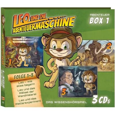 Leo & die Abenteuermaschine - Set de 3 CDs - Aventuras Leo & die Abenteuermaschine - Set de 3 CDs - Aventuras