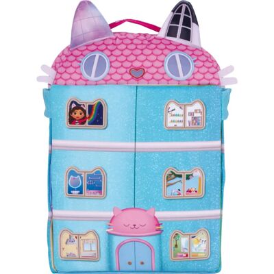 Schmidt Spiele Gabby'S Dollhouse Pluchen Poppenhuis - 41cm met 3 Figuren & Lift Schmidt Spiele Gabby'S Dollhouse Pluchen Poppenhuis - 41cm met 3 Figuren & Lift
