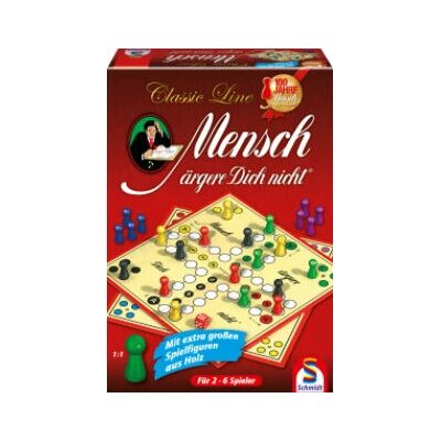 Schmidt Spiele Ne vous fâchez pas - Ligne Classique - Grandes Pièces - Jeu de Société Schmidt Spiele Ne vous fâchez pas - Ligne Classique - Grandes Pièces - Jeu de Société