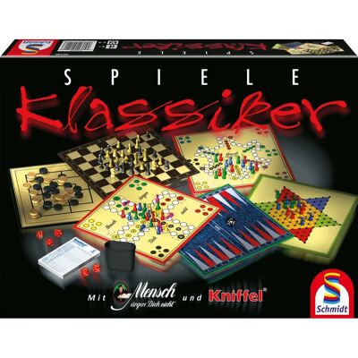 Set di Giochi Classici Schmidt Spiele - Mensch ärgere Dich nicht e altri Set di Giochi Classici Schmidt Spiele - Mensch ärgere Dich nicht e altri