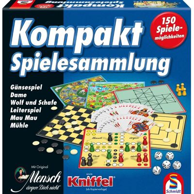 Schmidt Spiele 49188 - Collezione di Giochi Compatti con 150 Varianti Schmidt Spiele 49188 - Collezione di Giochi Compatti con 150 Varianti