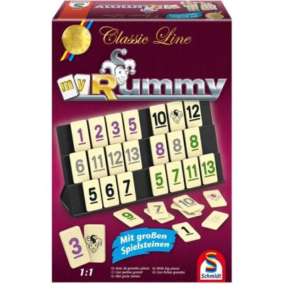 Schmidt MyRummy Brettspiel - Pappe - 2-4 Spieler Schmidt MyRummy Brettspiel - Pappe - 2-4 Spieler