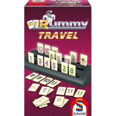 Schmidt My Rummy Juego de Mesa de Viaje - Rummy Clásico para 2-4 Jugadores Schmidt My Rummy Juego de Mesa de Viaje - Rummy Clásico para 2-4 Jugadores