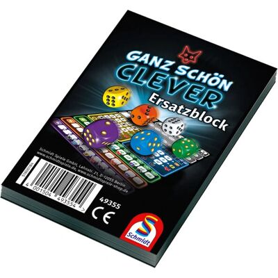 Schmidt Spiele C'est Assez Astucieux! Tapis de remplacement Jeu de société Educatif - Publicité Schmidt Spiele C'est Assez Astucieux! Tapis de remplacement Jeu de société Educatif - Publicité