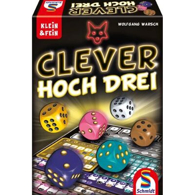 Schmidt Spiele 49384 Gioco da Tavolo Clever Hoch Drei Schmidt Spiele 49384 Gioco da Tavolo Clever Hoch Drei