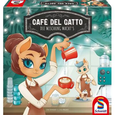 Schmidt Spiele Café del Gatto - Gra rodzinna - Wielokolorowa Schmidt Spiele Café del Gatto - Gra rodzinna - Wielokolorowa
