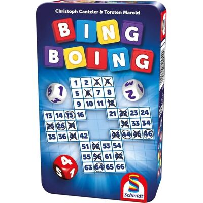Schmidt Spiele Bing Boing - Draagbaar bordspel voor 2-8 spelers Schmidt Spiele Bing Boing - Draagbaar bordspel voor 2-8 spelers