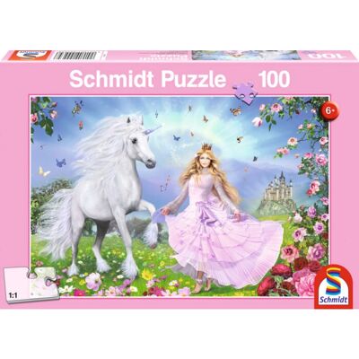 Puzzle della Principessa Unicorno - 100 pezzi Puzzle della Principessa Unicorno - 100 pezzi