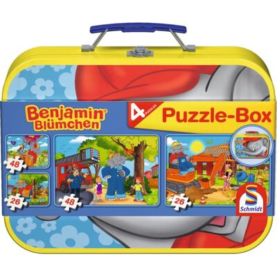 Schmidt Spiele Benjamin Blümchen Puzzle 4-v-1 - Puzzle Schmidt Spiele Benjamin Blümchen Puzzle 4-v-1 - Puzzle