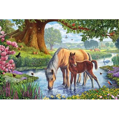 Schmidt Stuten- und Fohlen-Puzzle - 150 Teile Schmidt Stuten- und Fohlen-Puzzle - 150 Teile