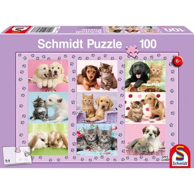 Puzzle Schmidt Spiele 4056268 Animaux - 100 pièces - Publicité Puzzle Schmidt Spiele 4056268 Animaux - 100 pièces - Publicité