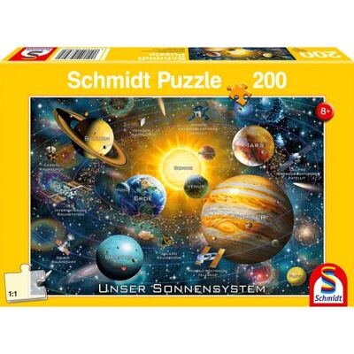 Rompecabezas Sistema Solar Schmidt Spiele 200 piezas Rompecabezas Sistema Solar Schmidt Spiele 200 piezas