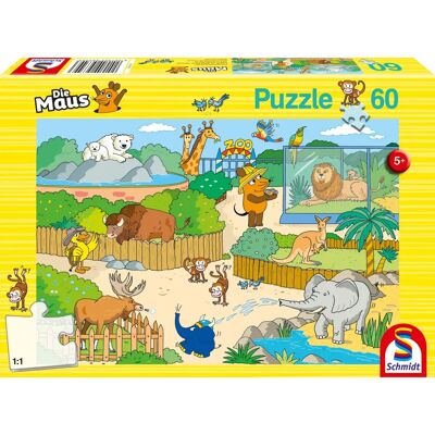 Schmidt Puzzle Egér az állatkertben - 60 darabos puzzle gyerekeknek Schmidt Puzzle Egér az állatkertben - 60 darabos puzzle gyerekeknek