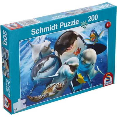 Schmidt Underwater Friends Pussel - 200 bitar Schmidt Underwater Friends Pussel - 200 bitar