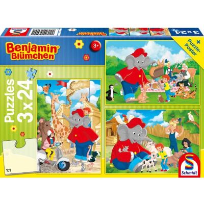 Schmidt Spiele 4056400 Cartoon 24 stuks Puzzel Schmidt Spiele 4056400 Cartoon 24 stuks Puzzel