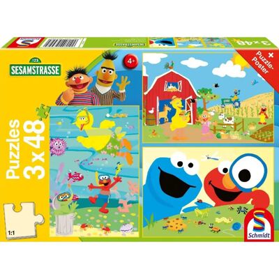 Puzzle Animal Power di Sesame Street Puzzle Animal Power di Sesame Street