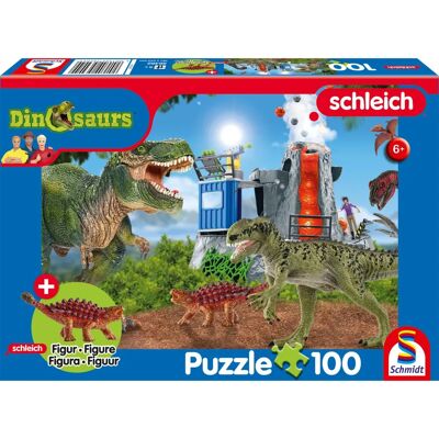 Puzzle Saichania Mini Schmidt - Dinosaures - 100 Pièces - Publicité Puzzle Saichania Mini Schmidt - Dinosaures - 100 Pièces - Publicité