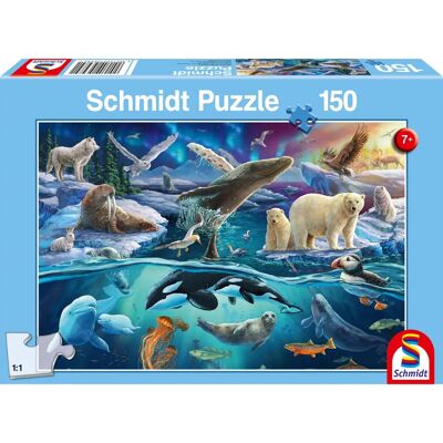 Schmidt Arctic Dieren Puzzel - 150 Stukken - Kinderpuzzel Schmidt Arctic Dieren Puzzel - 150 Stukken - Kinderpuzzel