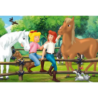 Schmidt Spiele Bibi & Tina Puzzel Set - 100/150 stuks, metalen koffer Schmidt Spiele Bibi & Tina Puzzel Set - 100/150 stuks, metalen koffer