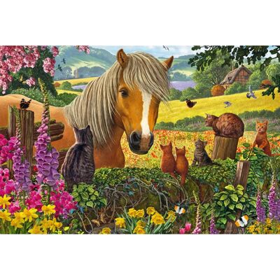 Puzzle Schmidt Spiele 56526 - Visiteurs dans la Prairie Puzzle Schmidt Spiele 56526 - Visiteurs dans la Prairie