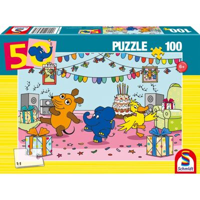 Schmidt Spiele Elefantastische Party 100 Piezas - Rompecabezas Infantil Schmidt Spiele Elefantastische Party 100 Piezas - Rompecabezas Infantil