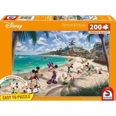 Schmidt Mickey & Minnie Puzzle - Umweltfreundlich - 200 Teile Schmidt Mickey & Minnie Puzzle - Umweltfreundlich - 200 Teile