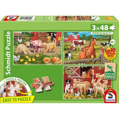 Schmidt Spiele - Animals on the Farm 56579 - 48 pcs - Puzzle Schmidt Spiele - Animals on the Farm 56579 - 48 pcs - Puzzle