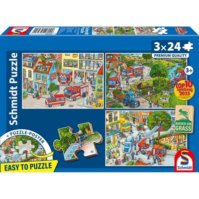 Schmidt Spiele - 56580 - 24 db - Város - Puzzle Schmidt Spiele - 56580 - 24 db - Város - Puzzle