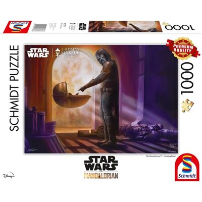 Schmidt Spiele Thomas Kinkade Studios: Star Wars The Mandalorian – Turning Point Puzzel 1000 stukjes Schmidt Spiele Thomas Kinkade Studios: Star Wars The Mandalorian – Turning Point Puzzel 1000 stukjes