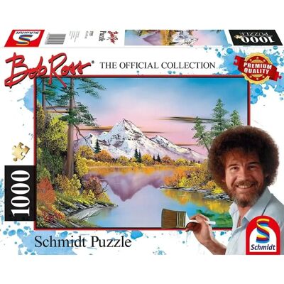 Schmidt Reflections Bob Ross 1000dílné puzzle - Umění Schmidt Reflections Bob Ross 1000dílné puzzle - Umění
