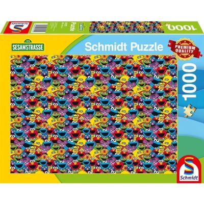 Schmidt Spiele - Sesamstrasse - Wer, wie, was? 1000 Teile - Puzzle Schmidt Spiele - Sesamstrasse - Wer, wie, was? 1000 Teile - Puzzle