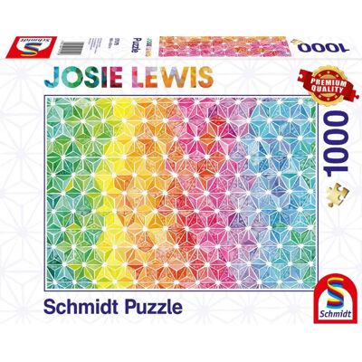 Schmidt Puzzle 1000 Teile Bunte Dreiecke - Puzzle Schmidt Puzzle 1000 Teile Bunte Dreiecke - Puzzle