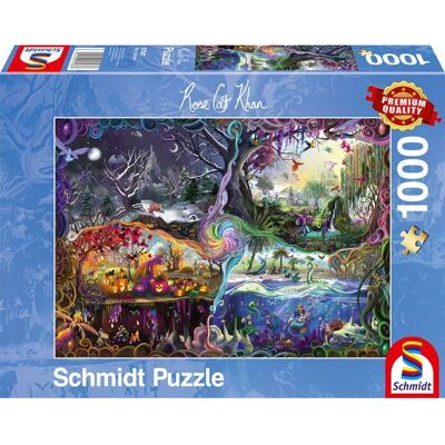 Schmidt Spiele Rose Cat Khan 1000dílné puzzle - Umění ročních období Schmidt Spiele Rose Cat Khan 1000dílné puzzle - Umění ročních období