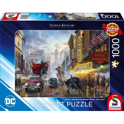 Schmidt Spiele Thomas Kinkade Studios: dc - Batman Superman y Wonder Woman - 1000 Piezas Schmidt Spiele Thomas Kinkade Studios: dc - Batman Superman y Wonder Woman - 1000 Piezas