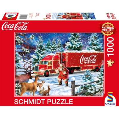 Schmidt Coca Cola Joulubussipuzzle 1000 osaa Schmidt Coca Cola Joulubussipuzzle 1000 osaa
