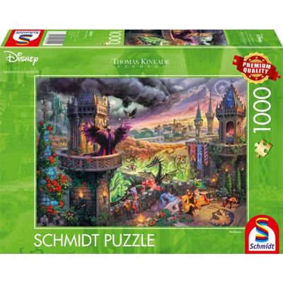 Puzzle Disney Maleficent de Schmidt Thomas Kinkade - 1000 pièces Puzzle Disney Maleficent de Schmidt Thomas Kinkade - 1000 pièces