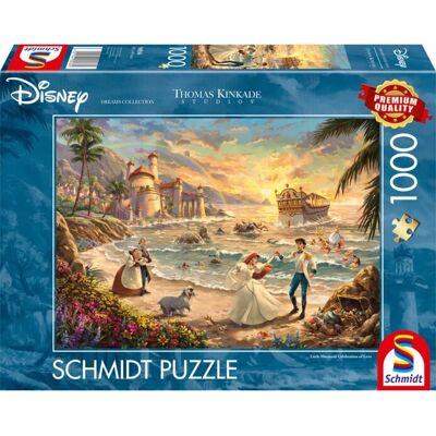 Schmidt Thomas Kinkade: Disney The Little Mermaid Celebration of Love Puzzle - Jigsaw Puzzle 1000 pcs Schmidt Thomas Kinkade: Disney The Little Mermaid Celebration of Love Puzzle - Jigsaw Puzzle 1000 pcs