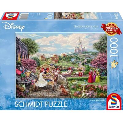 Schmidt Kinkade Disney Cendrillon Heureusement pour Toujours 1000 Pièces Puzzle Schmidt Kinkade Disney Cendrillon Heureusement pour Toujours 1000 Pièces Puzzle