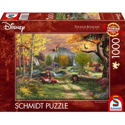 Schmidt Spiele - 58050 - Fox and Hound - 1000 pieces - Puzzle Schmidt Spiele - 58050 - Fox and Hound - 1000 pieces - Puzzle