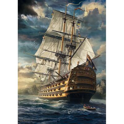 Puzzle Schmidt 1000 pièces - Navire à voile - Puzzle Puzzle Schmidt 1000 pièces - Navire à voile - Puzzle