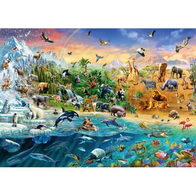 Puzzle Zvířecí království - 1000 dílků - Puzzle Puzzle Zvířecí království - 1000 dílků - Puzzle