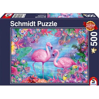 Schmidt Flamingos Puzzle - 500 Teile - Tiere Schmidt Flamingos Puzzle - 500 Teile - Tiere