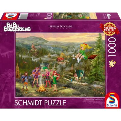 Puzzle Schmidt Bibi Blocksberg 1000 pcs - Forêt magique Puzzle Schmidt Bibi Blocksberg 1000 pcs - Forêt magique