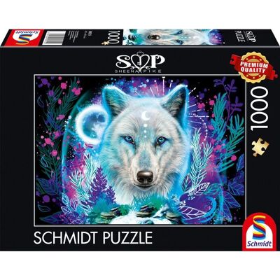 Schmidt Neon Arktický Vlk Puzzle - 1000 Dílů - Prémiová Kvalita Schmidt Neon Arktický Vlk Puzzle - 1000 Dílů - Prémiová Kvalita