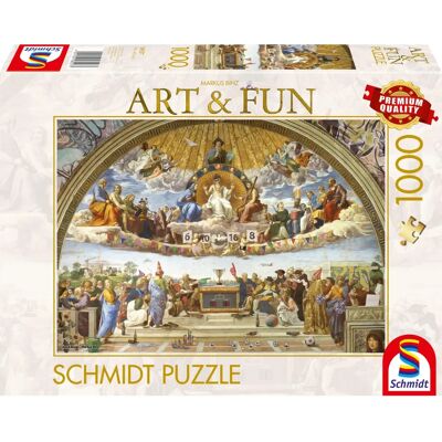 Puzzle Markus Binz Disputation of the Holy Sacrament - 1000 Elementów Puzzle Markus Binz Disputation of the Holy Sacrament - 1000 Elementów